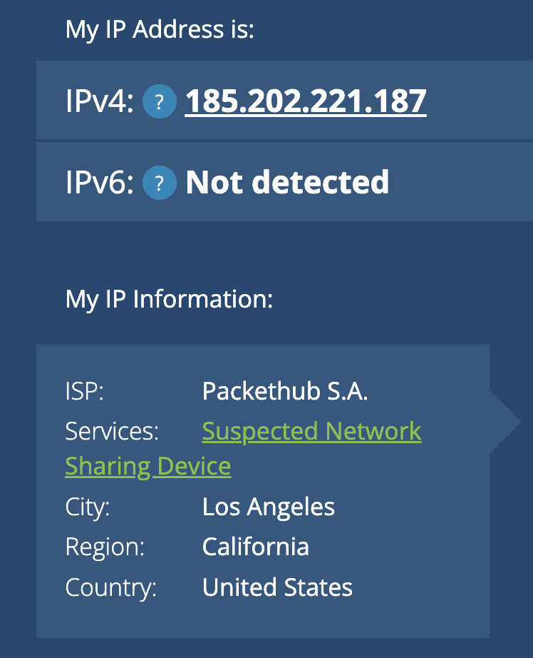 Step 6. Assigned LA IP Address to a device