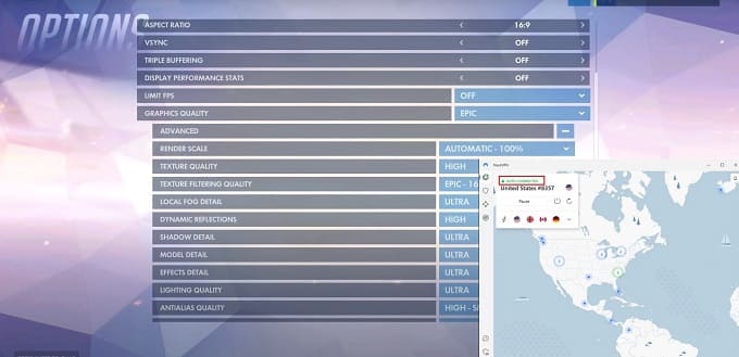 Using NordVPN for Overwatch