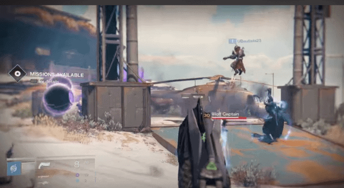 Destiny 2 gameplay using a VPN