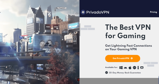 Playing PlayStation games with PrivadoVPN