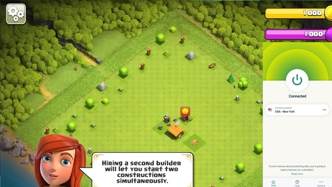 Playing Clash of Clans with ExpressVPN